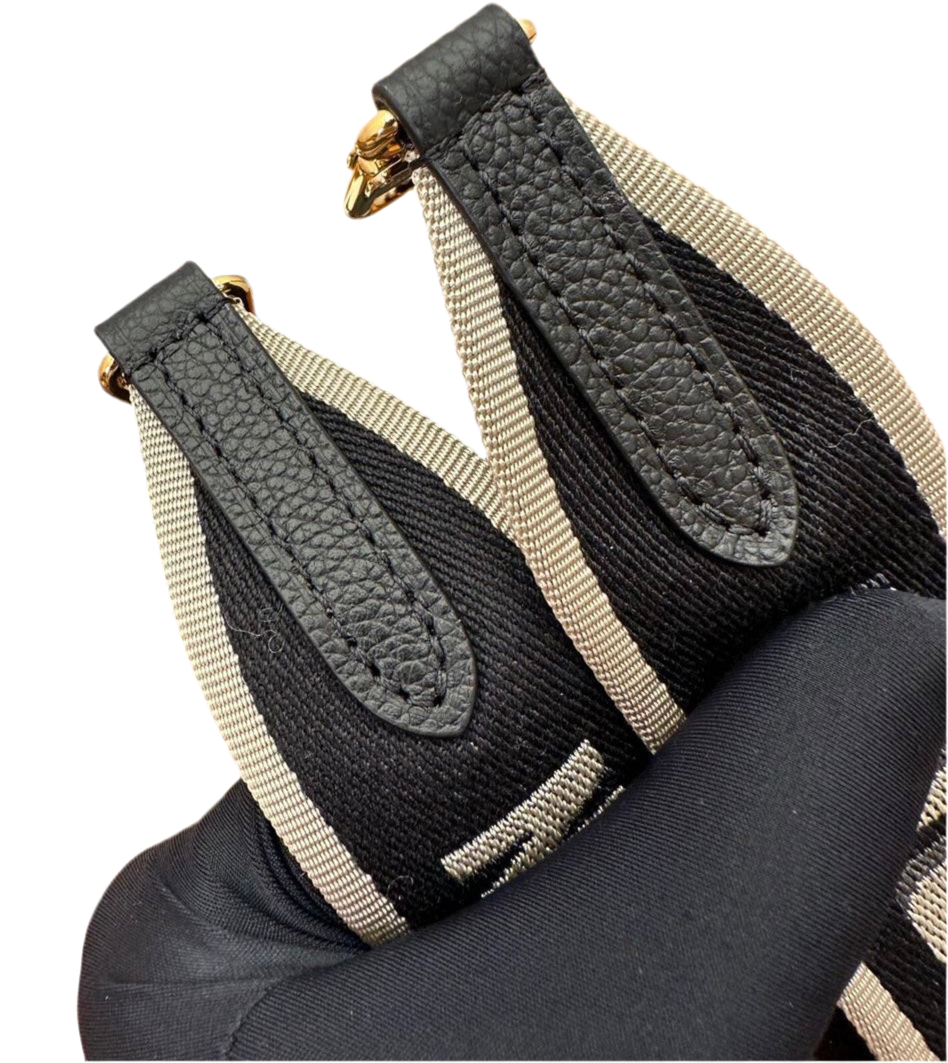 Louis Vuitton Diane Monogram Empreinte Black Satchel Bag