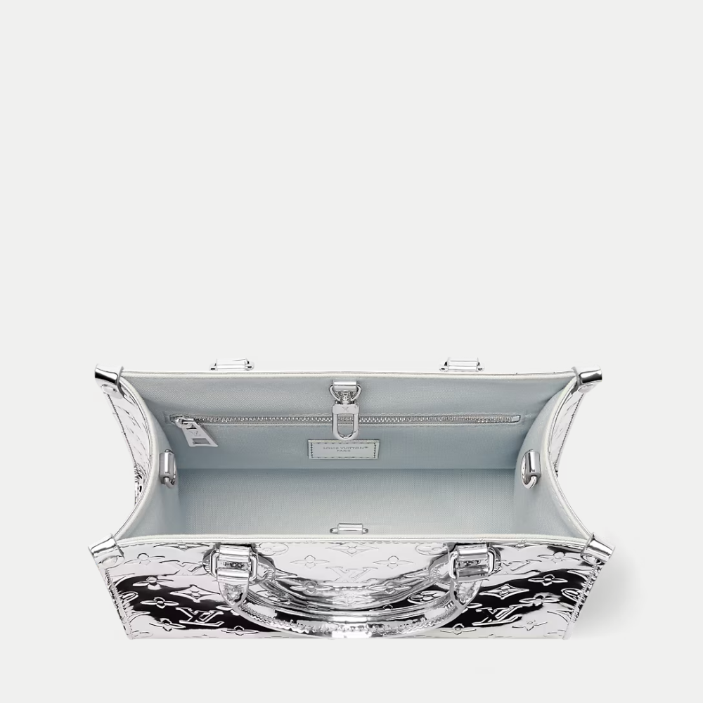 LV OnTheGo PM Silver Tote Bag