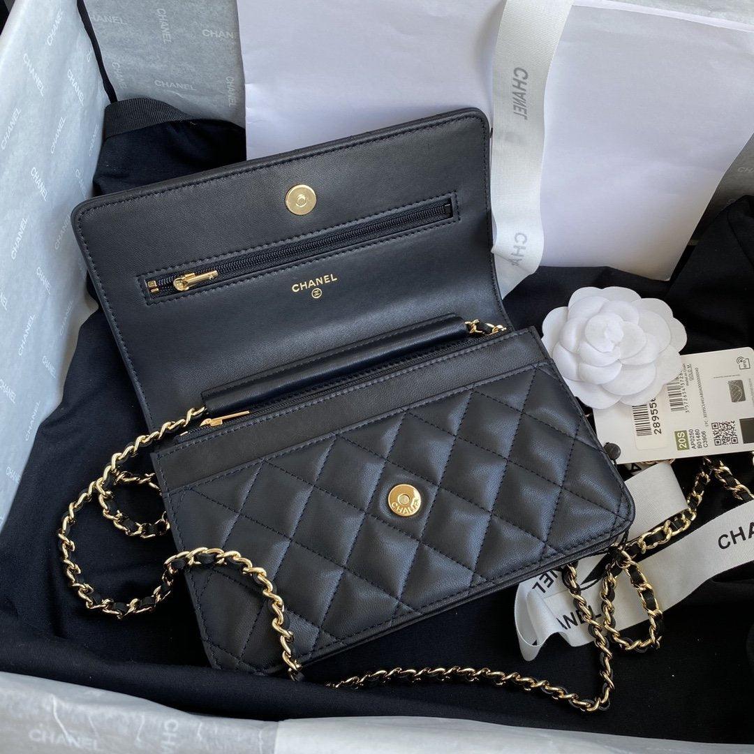 Chanel Wallet On Chain WOC Black Lambskin - Classic Black