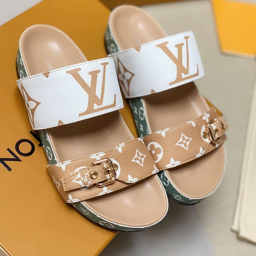Louis Vuitton Bom Dia Mule Slides Sandals