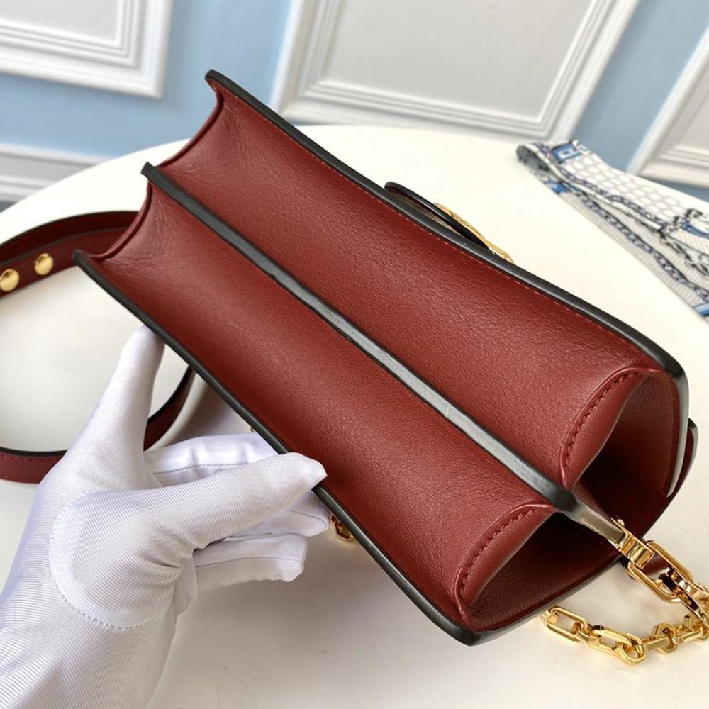 LV Dauphine MM Cherry Red Handbag
