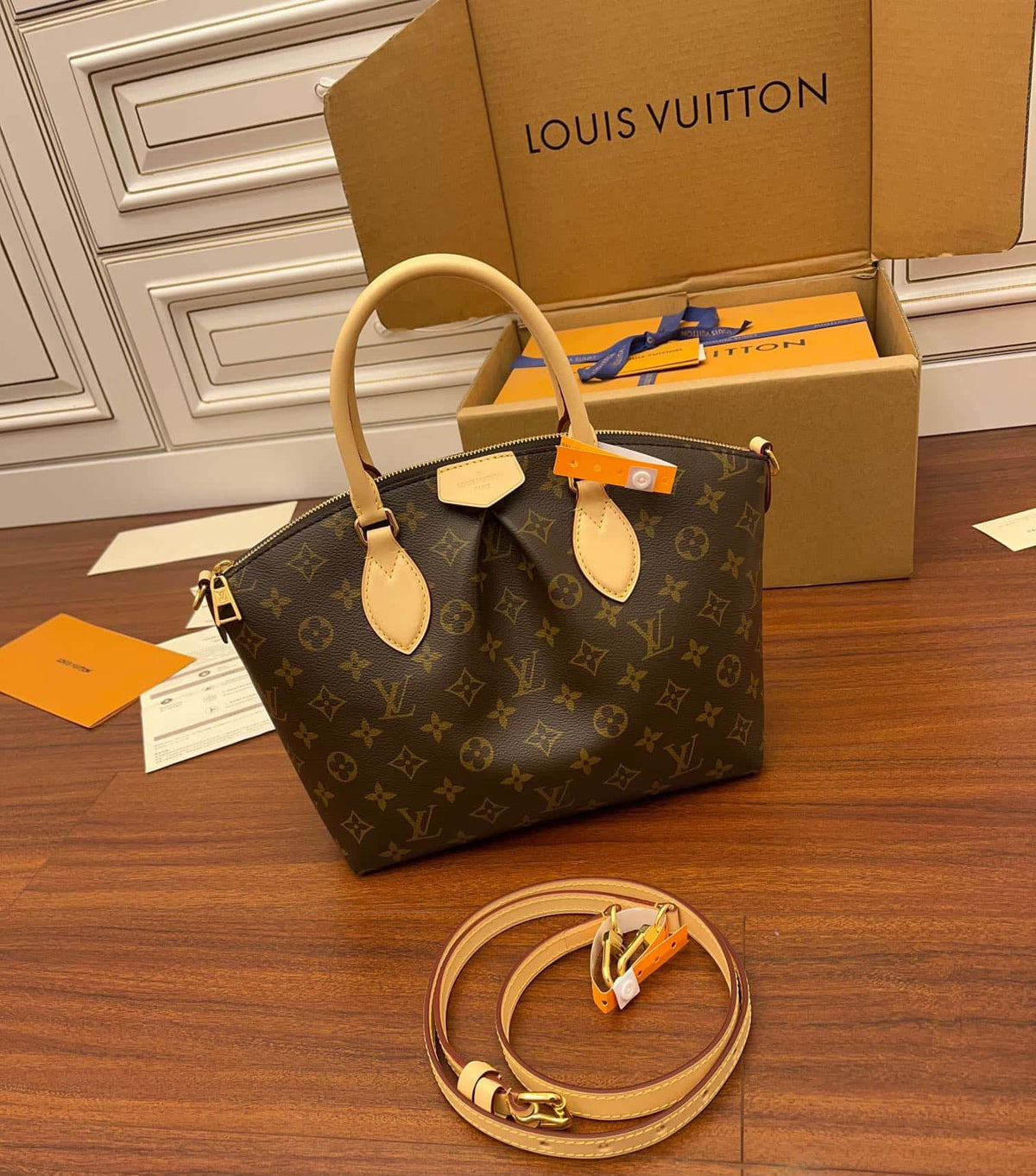 Louis Vuitton Boetie Handbag - Brown