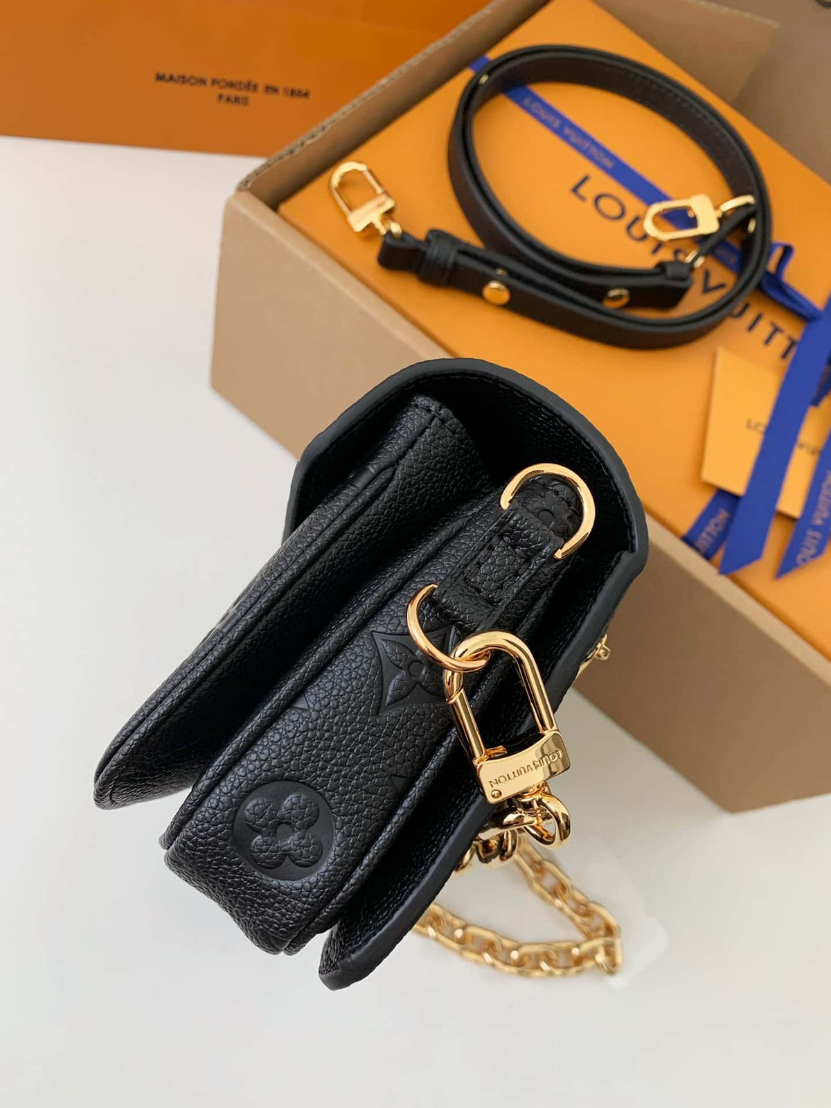 Louis Vuitton Monogram Empreinte Handbag - Black
