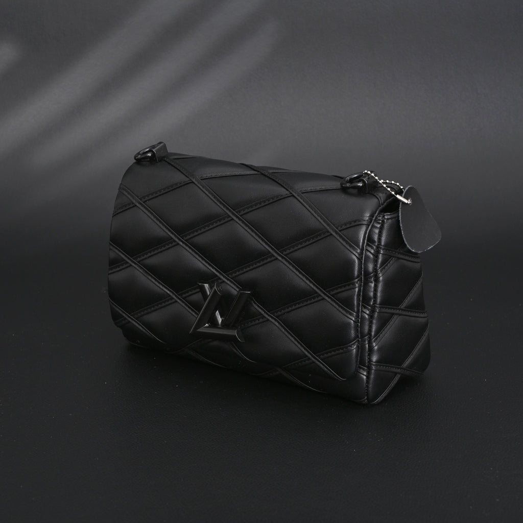 Louis Vuitton Go-14 MM Quilted Leather Chain Shoulder Bag – Black - Classic Black
