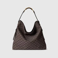 Gucci Beatrix Tote Brown and Dark Brown Original GG Canvas