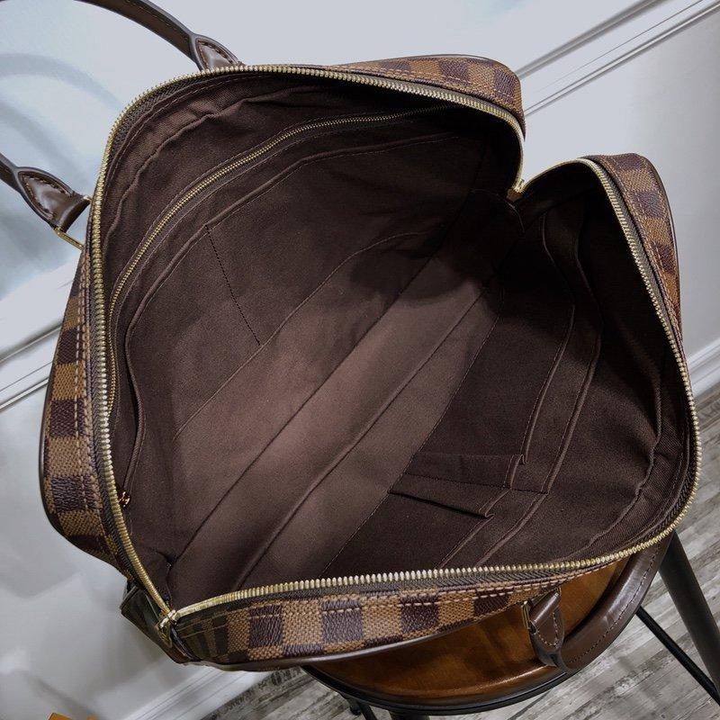 Louis Vuitton Checkered Canvas Briefcase