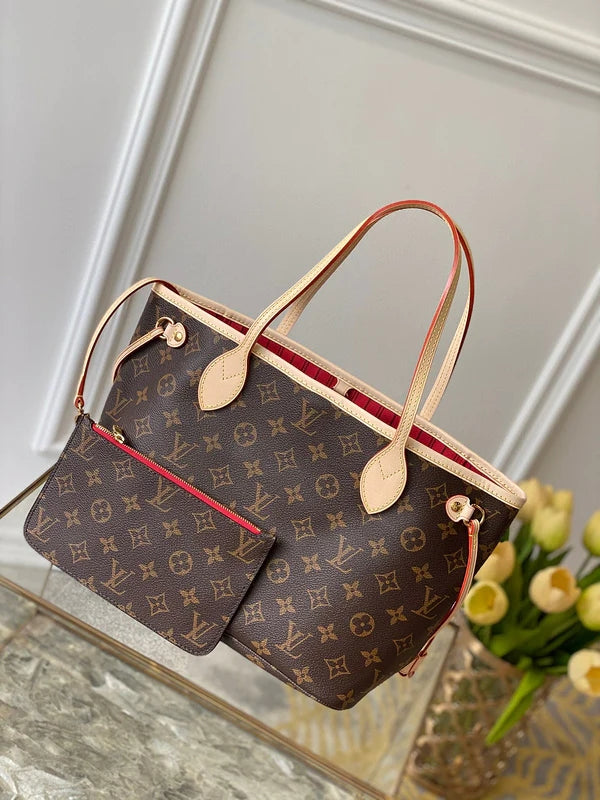 Louis Vuitton Tote Leather Bag - Khaki