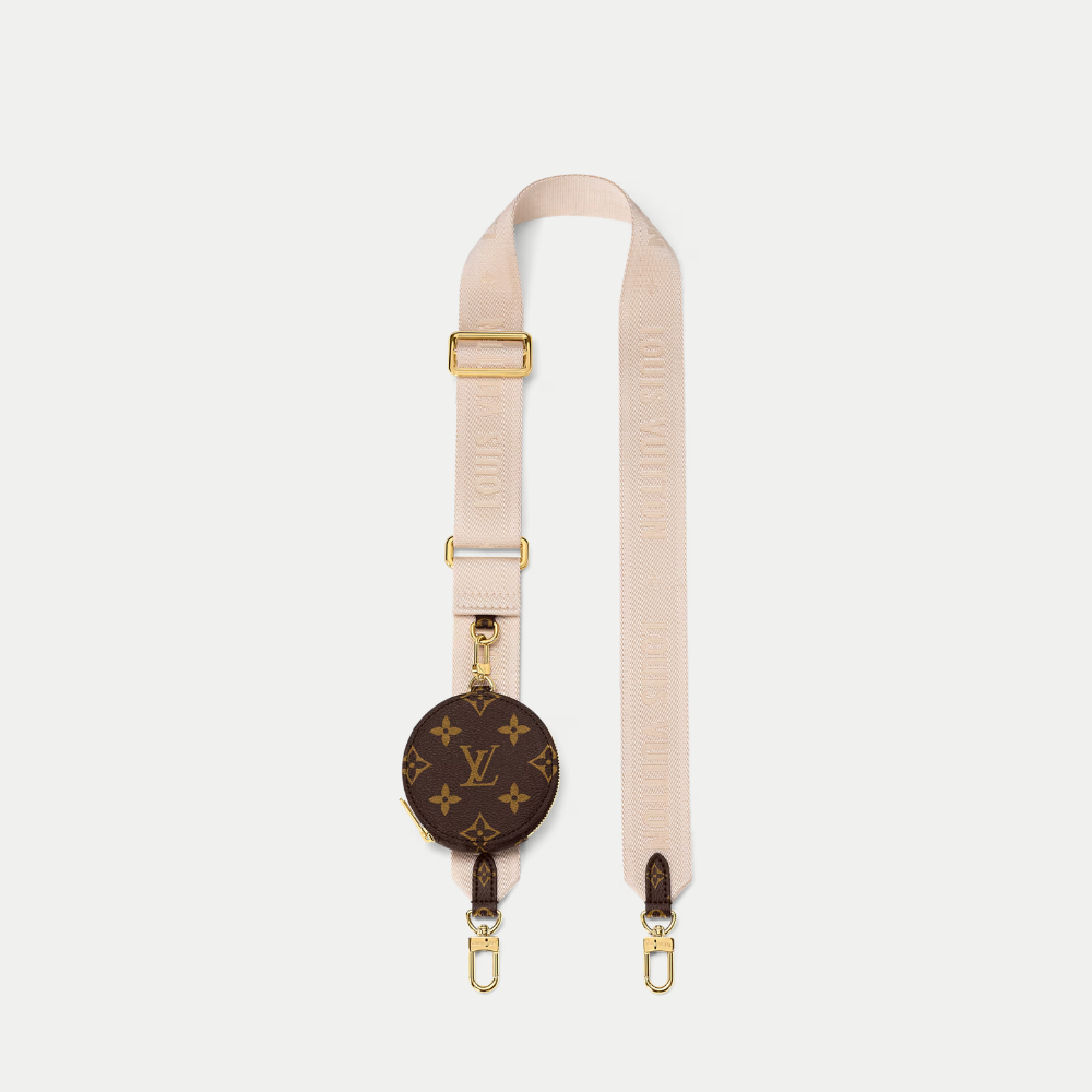 LV OnTheGo PM Monogram Reverse Canvas Tote Handle Bag with Double Handles and Adjustable Strap - Brown