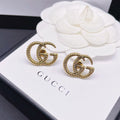 Gucci Double G Earrings - 1.6 cm Height - 18K Yellow Gold