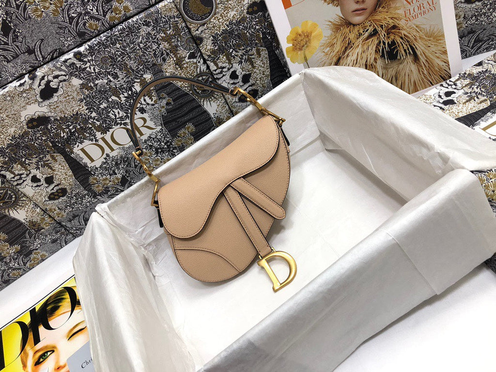 Dior Saddle Small Nude Color Saddle Bag