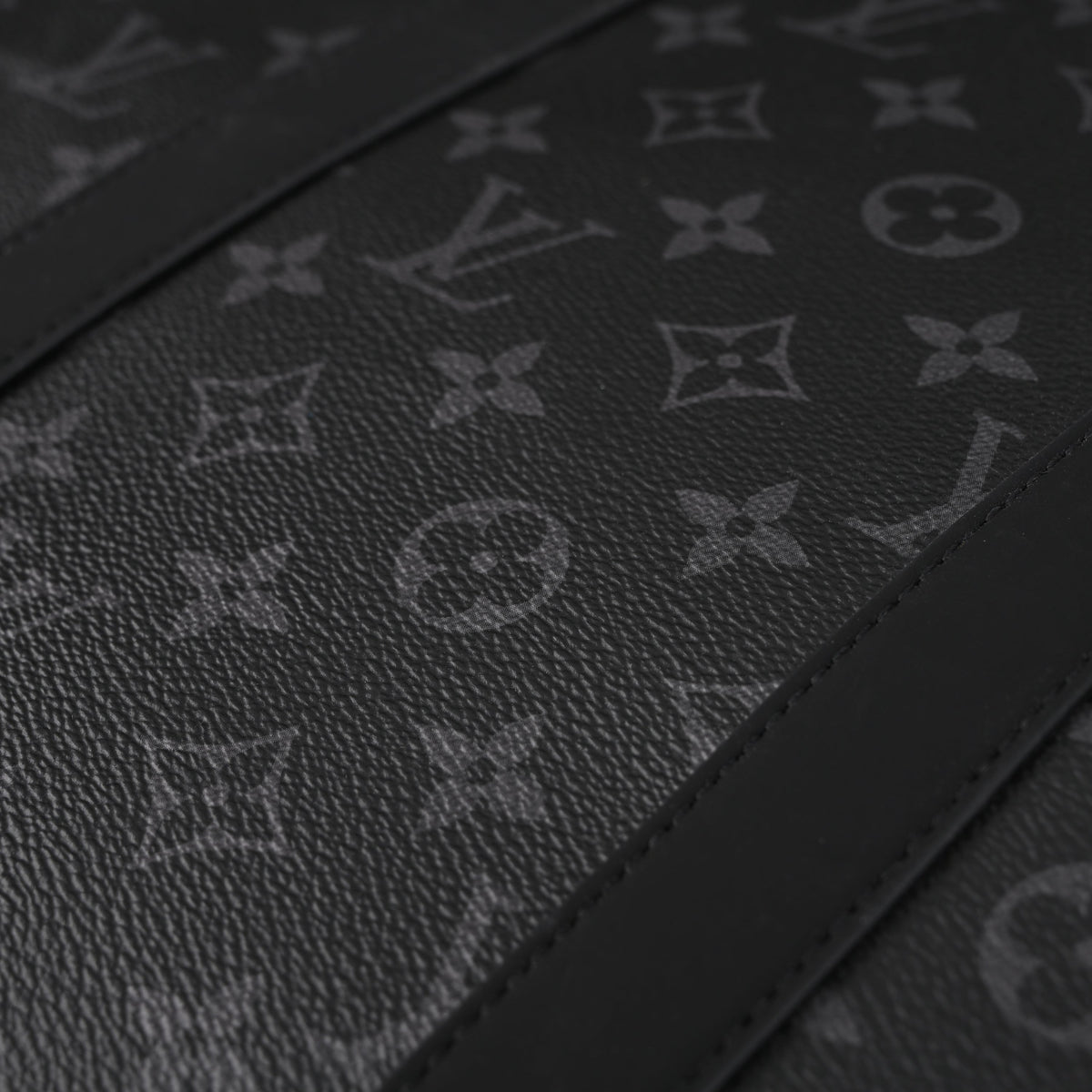 Louis Vuitton Keepall Bandoulière 50 Monogram Eclipse Travel Bag
