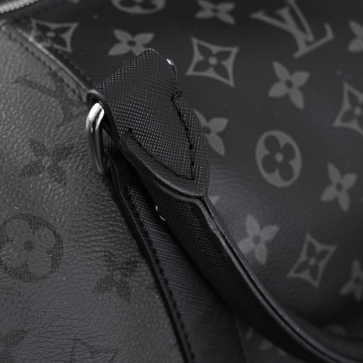 Louis Vuitton Keepall Bandoulière 45 Monogram Eclipse Travel Bag