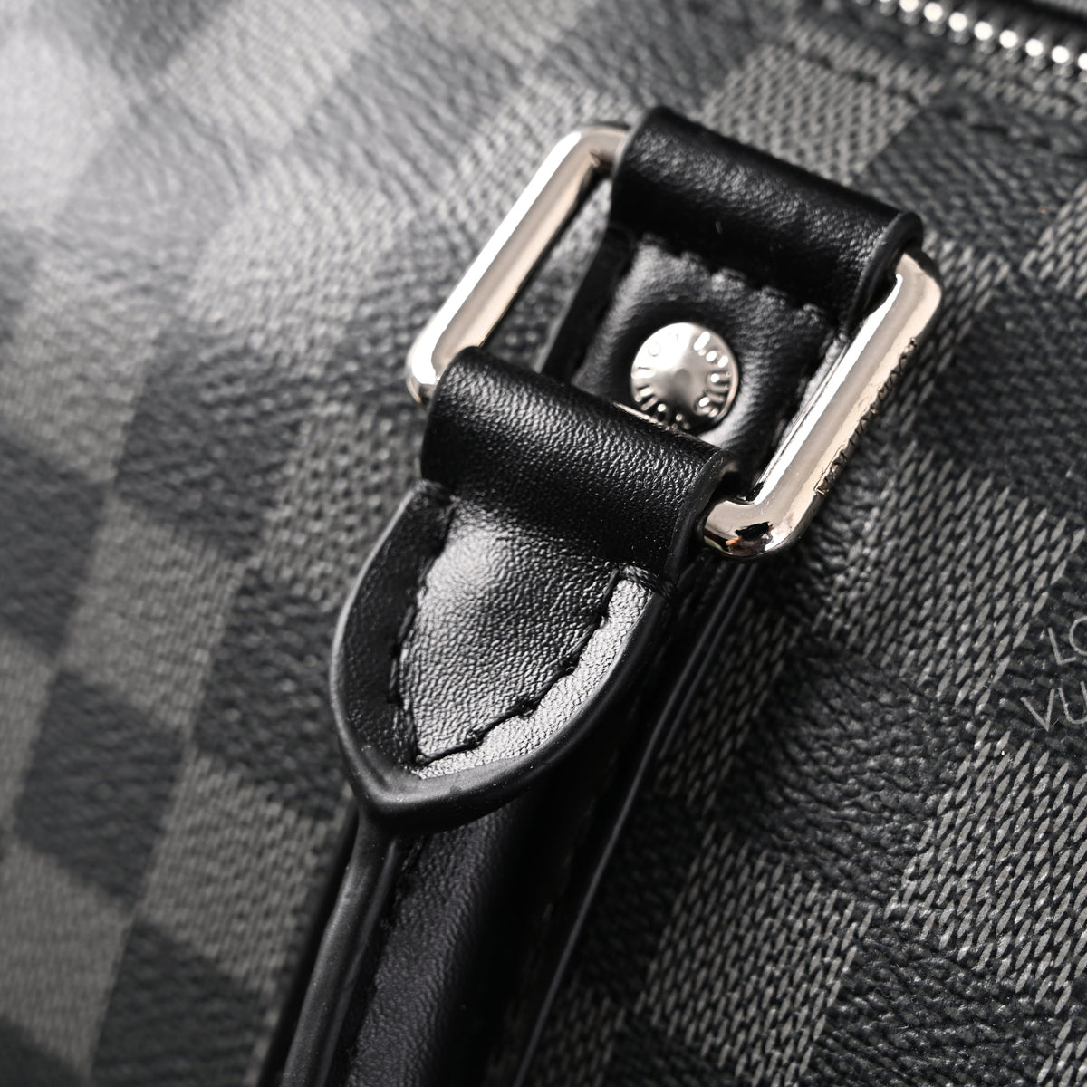 Louis Vuitton Keepall Bandoulière 45 Damier Graphite Canvas Travel Bag