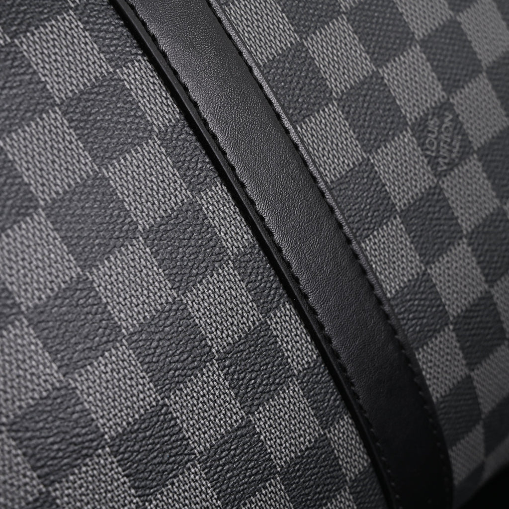 Louis Vuitton Keepall Bandoulière 45 Damier Graphite Canvas Travel Bag