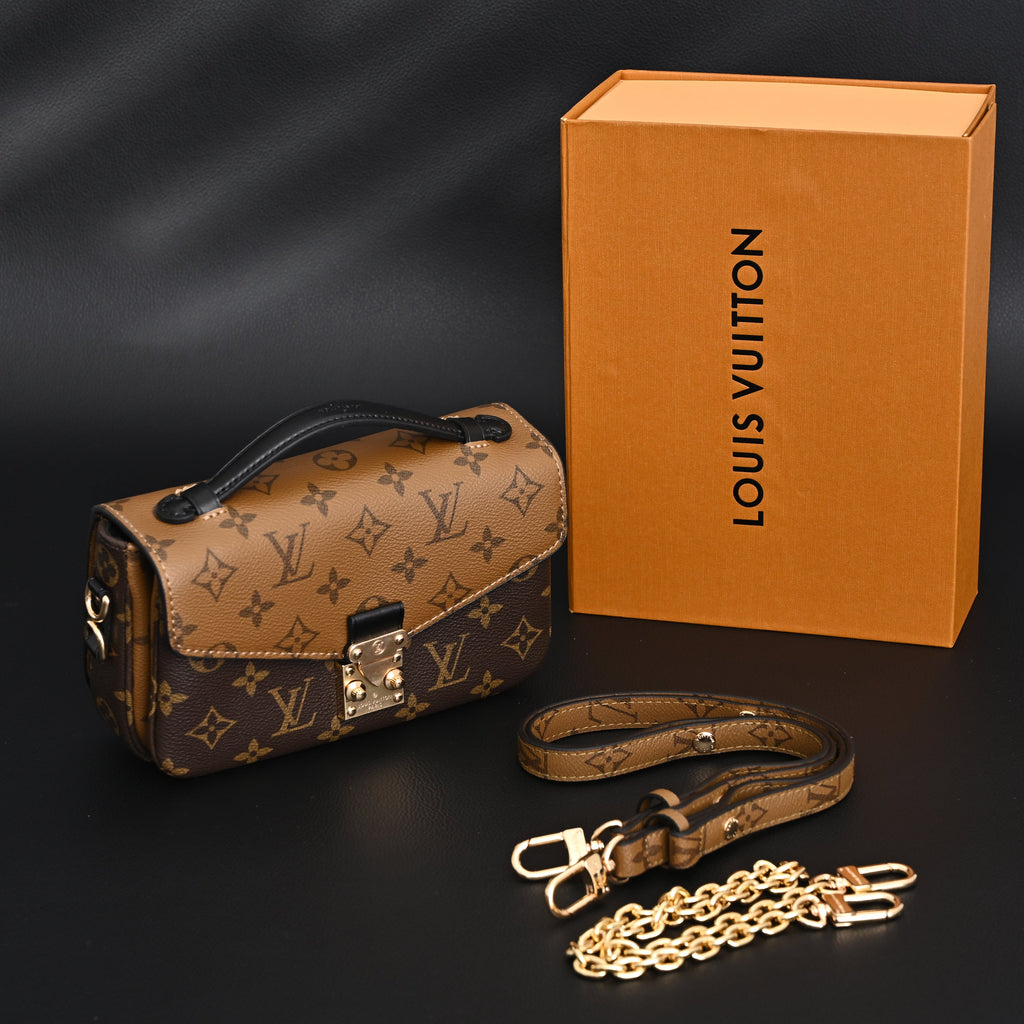 Louis Vuitton Petite Malle Souple Monogram Canvas Handbag