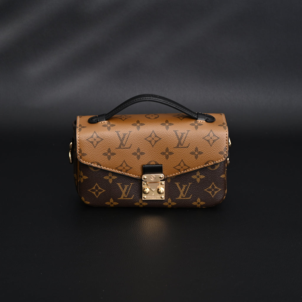 Louis Vuitton Petite Malle Souple Monogram Canvas Handbag