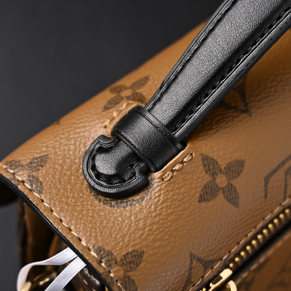 Louis Vuitton Petite Malle Souple Monogram Canvas Handbag
