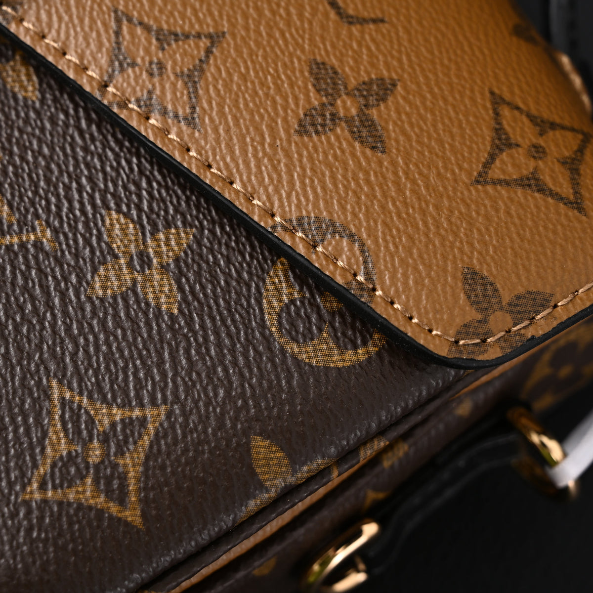 Louis Vuitton Petite Malle Souple Monogram Canvas Handbag
