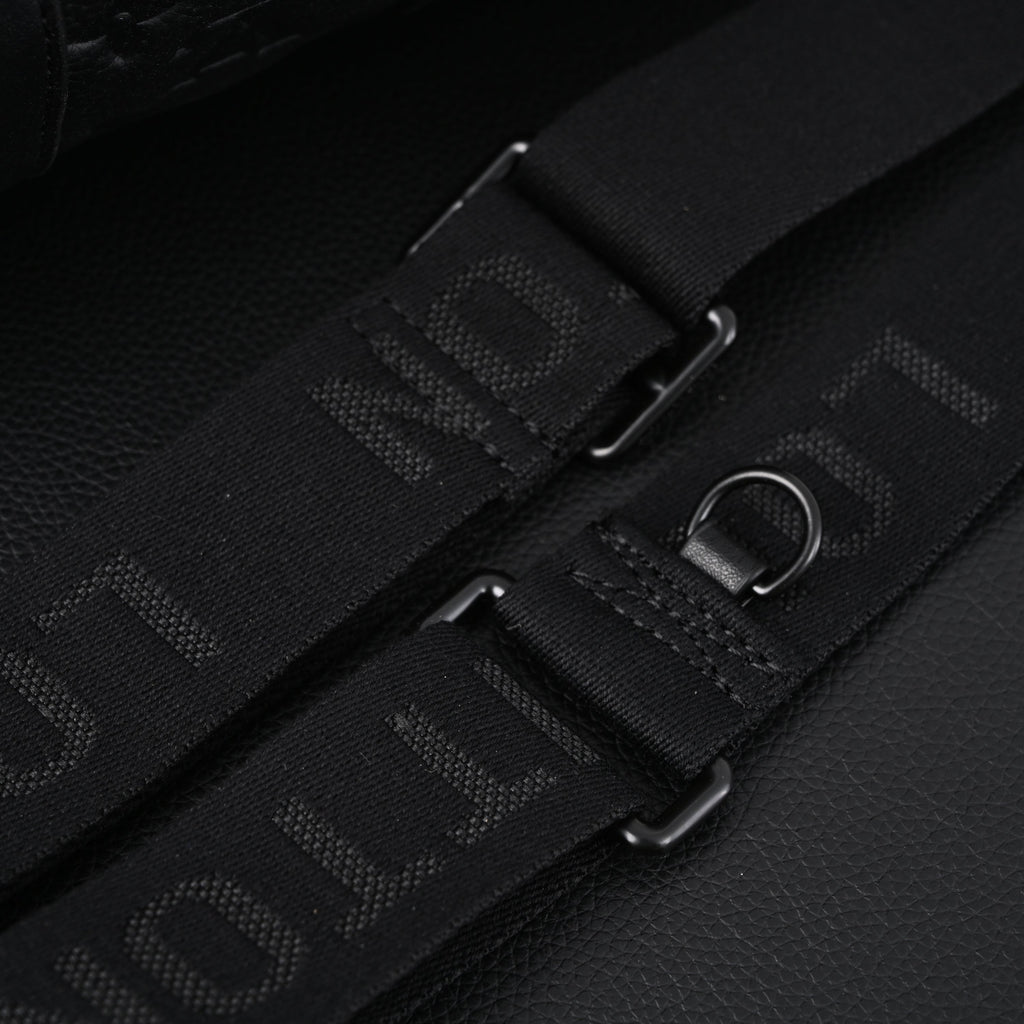 Louis Vuitton Keepall Bandoulière 50 – Monogram Shadow Black Leather Travel Bag