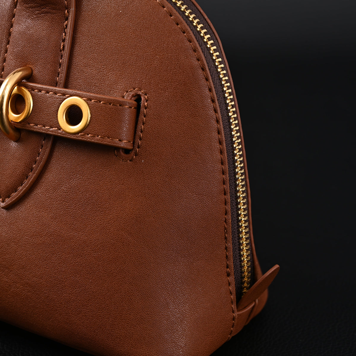 Gucci Horsebit 1955 Brown Leather Top Handle Bag - Classic Brown with Rich Texture