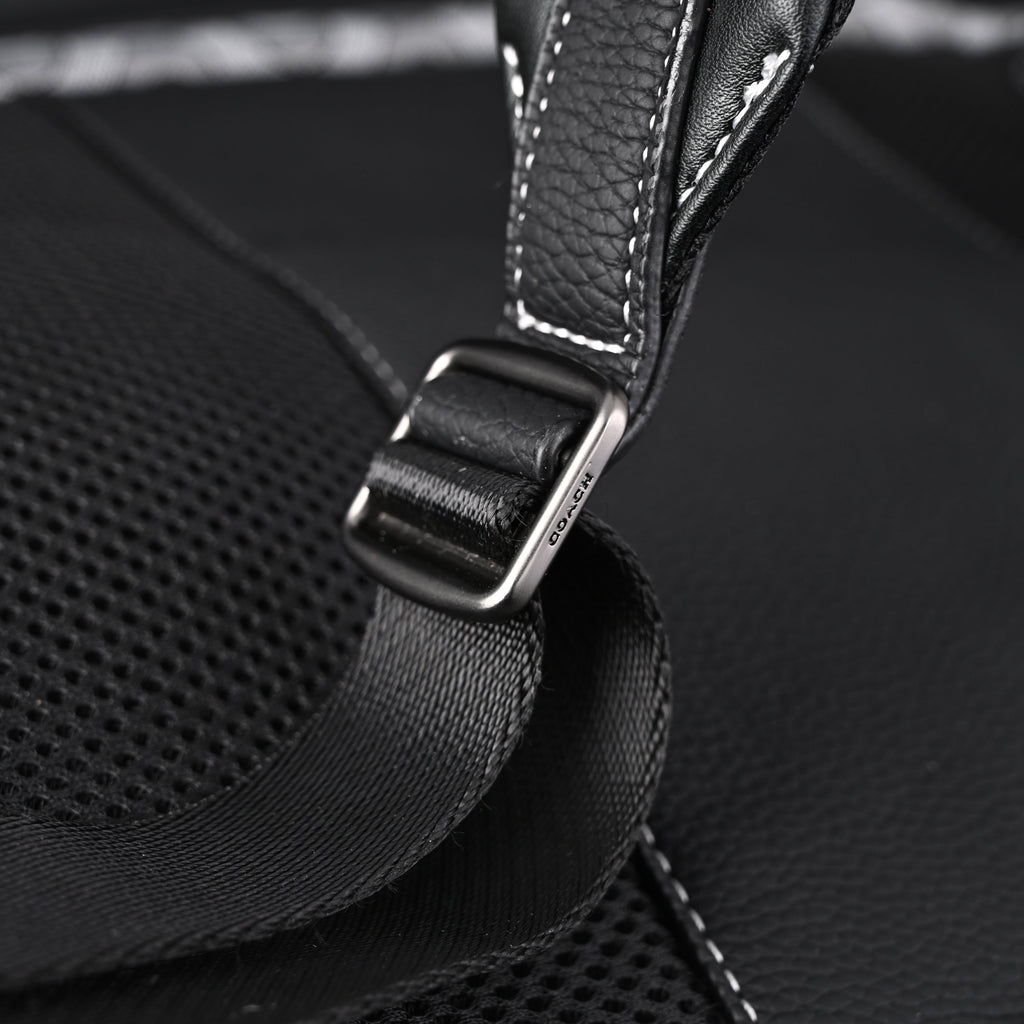 Coach Ch Sprint Backpack – Signature Canvas & Leather - Black / Grey Monogram
