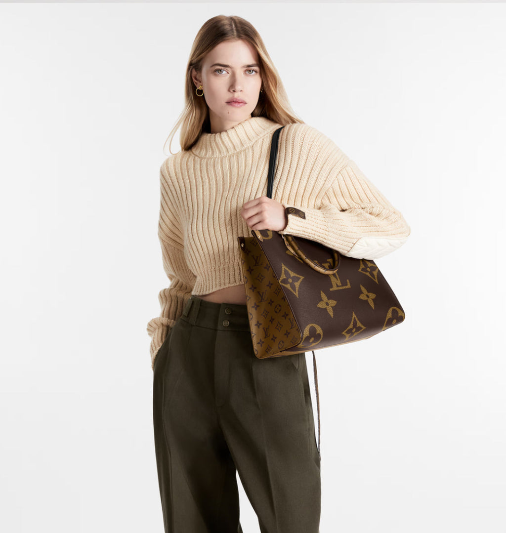 Louis Vuitton OnTheGo MM Reverse Monogram Tote Bag