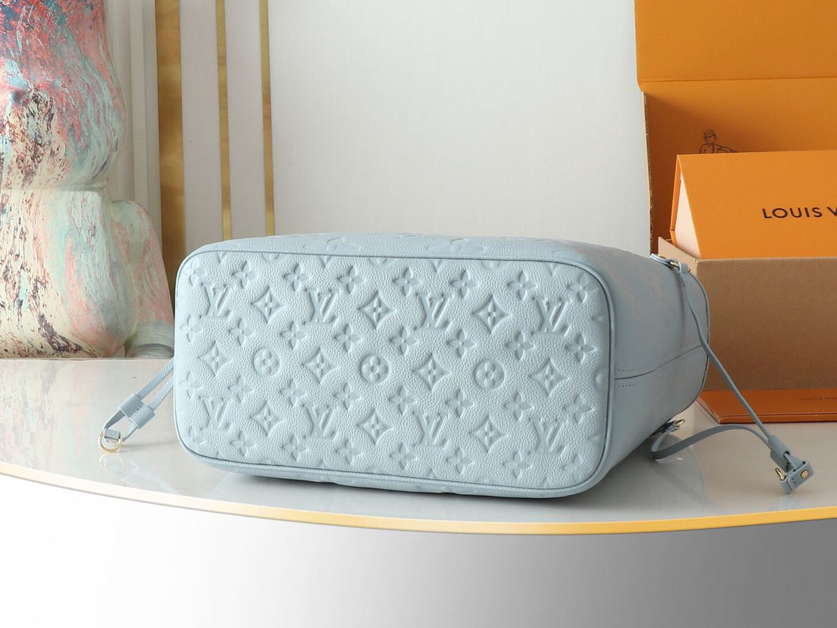 Louis Vuitton Neverfull MM Blue Hour Tote Bag