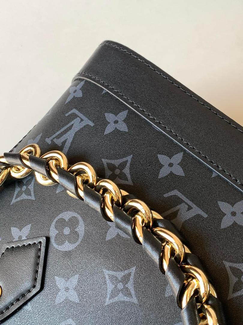 Louis Vuitton Alma BB Monogram Ink Handbag - Black