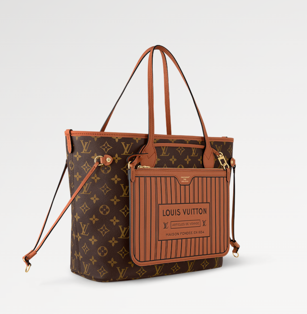 Louis Vuitton Neverfull Inside Out MM Tote Bag