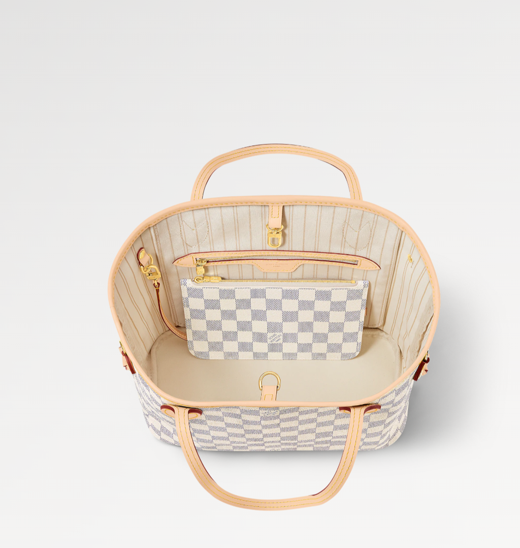 Louis Vuitton Neverfull PM Damier Azur Tote Bag