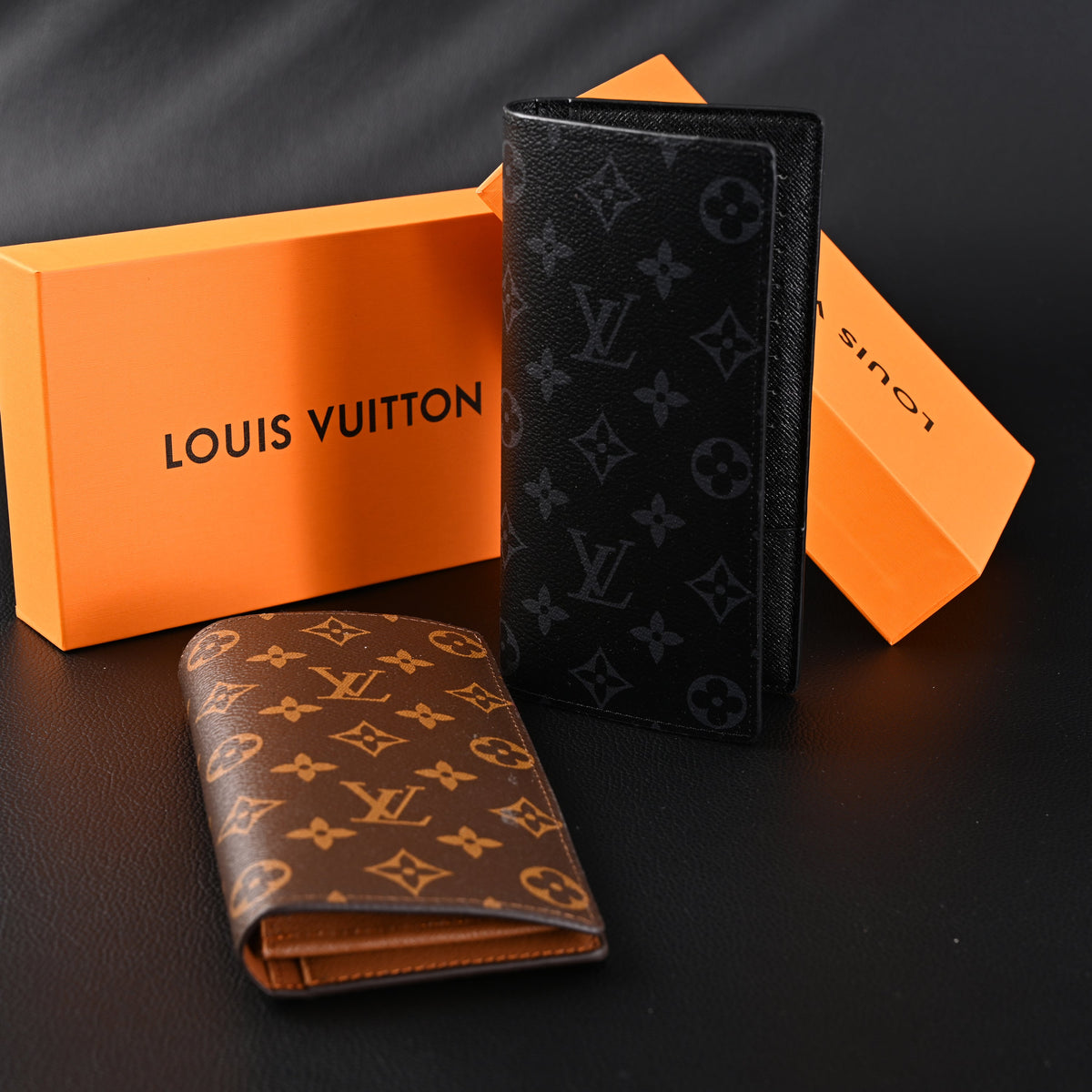 Louis Vuitton Brazza Wallet – Monogram Eclipse Canvas Long Bifold (M61697) - Classic LV Monogram Brown