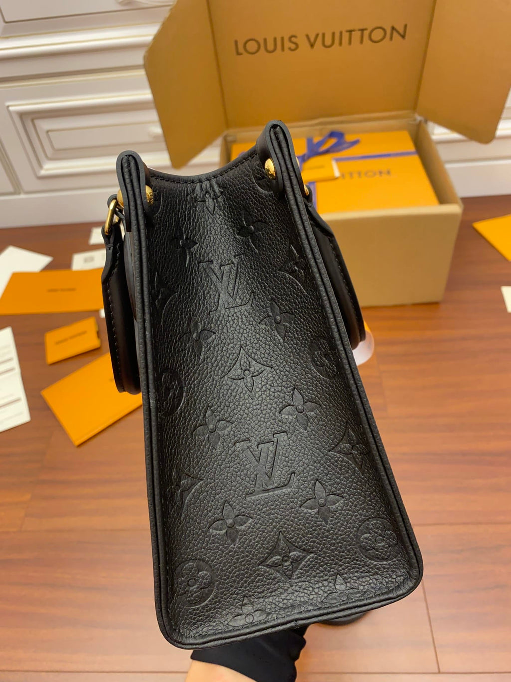 Louis Vuitton LV OnTheGo PM Handbag - Black
