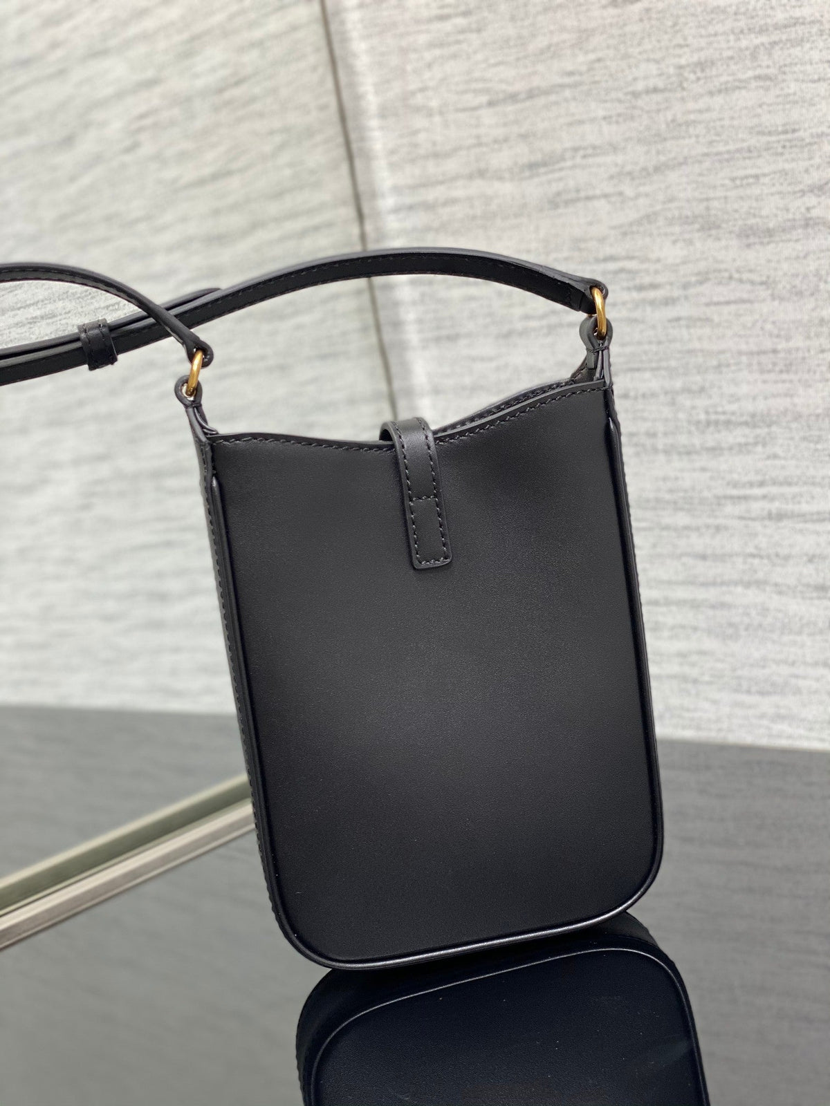 YSL Le 5 a 7 Mini Black Bag