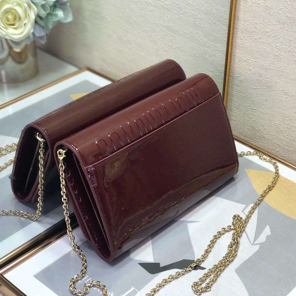 Dior 30 Montaigne Pouch - Maroon