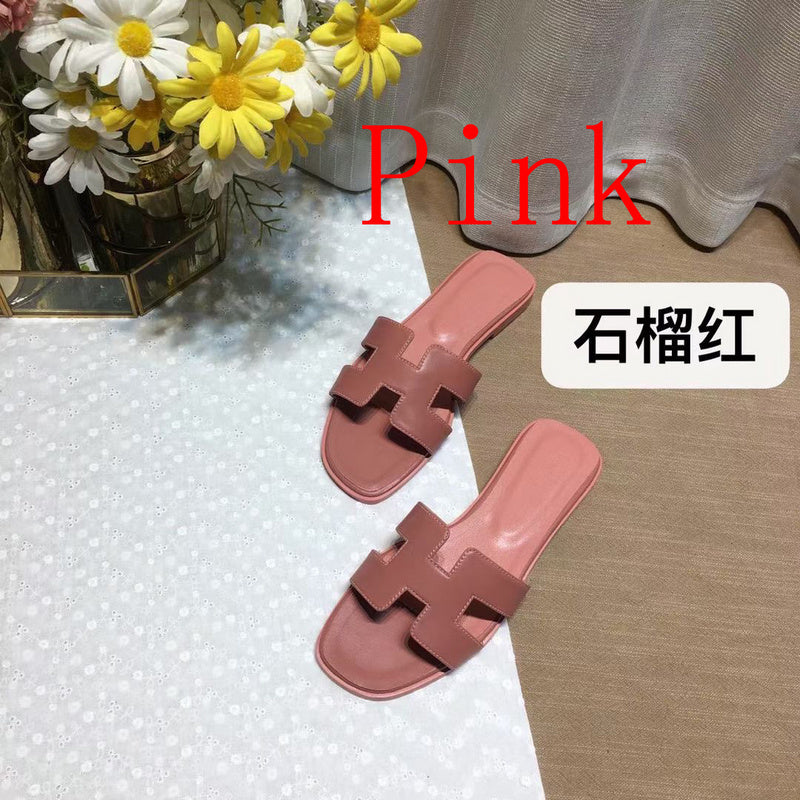 MJHS03 Women's Leather Slippers