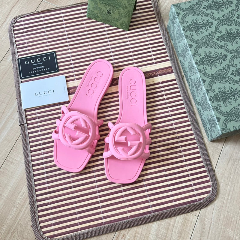 MJGS71 Women's Leather Slippers