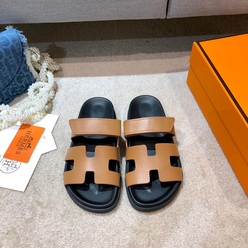 MJHS1 Unisex Leather Slippers