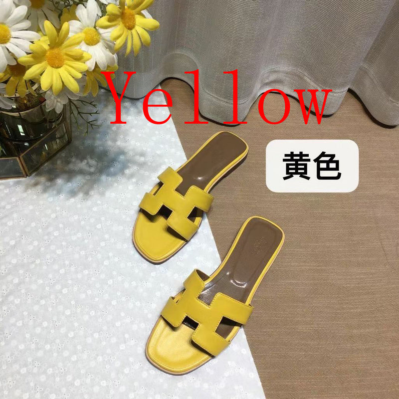 MJHS03 Women's Leather Slippers