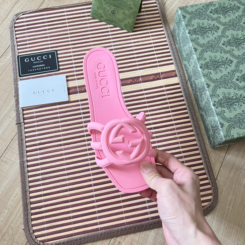 MJGS71 Women's Leather Slippers