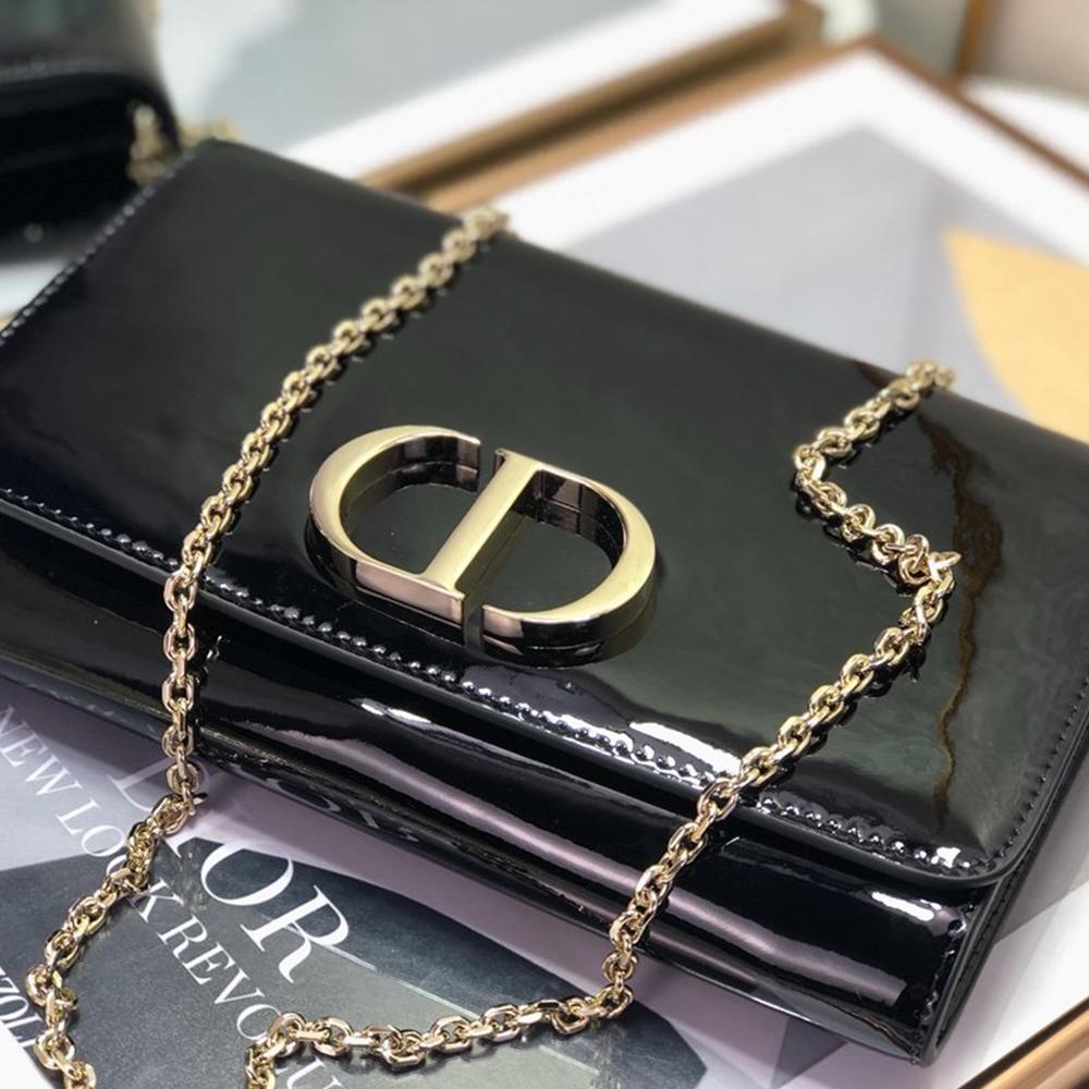Dior 30 Montaigne Pouch - Black