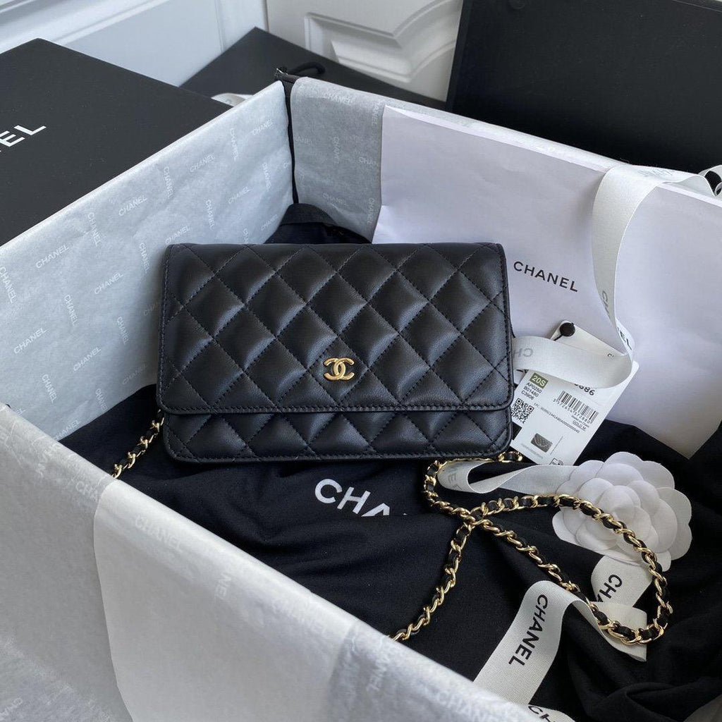 Chanel Wallet On Chain WOC Black Lambskin - Classic Black