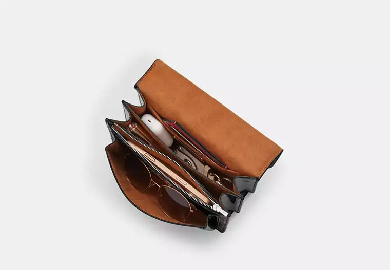 Klare Crossbody Bag in Signature Leather