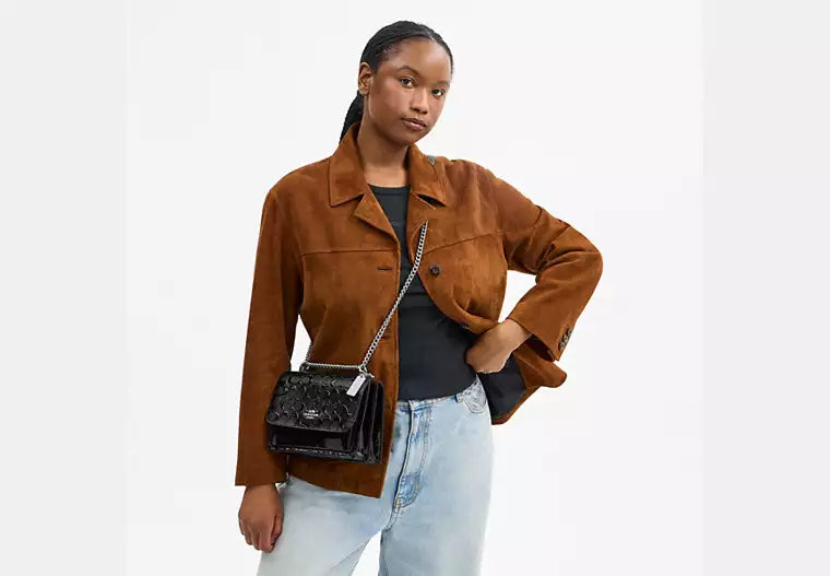 Klare Crossbody Bag in Signature Leather