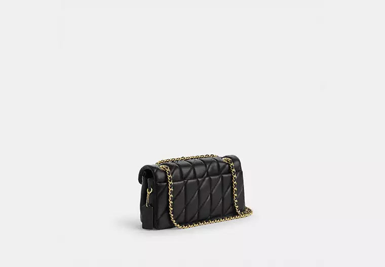 Tabby Shoulder Bag 26 with Pillow Quilting - Black