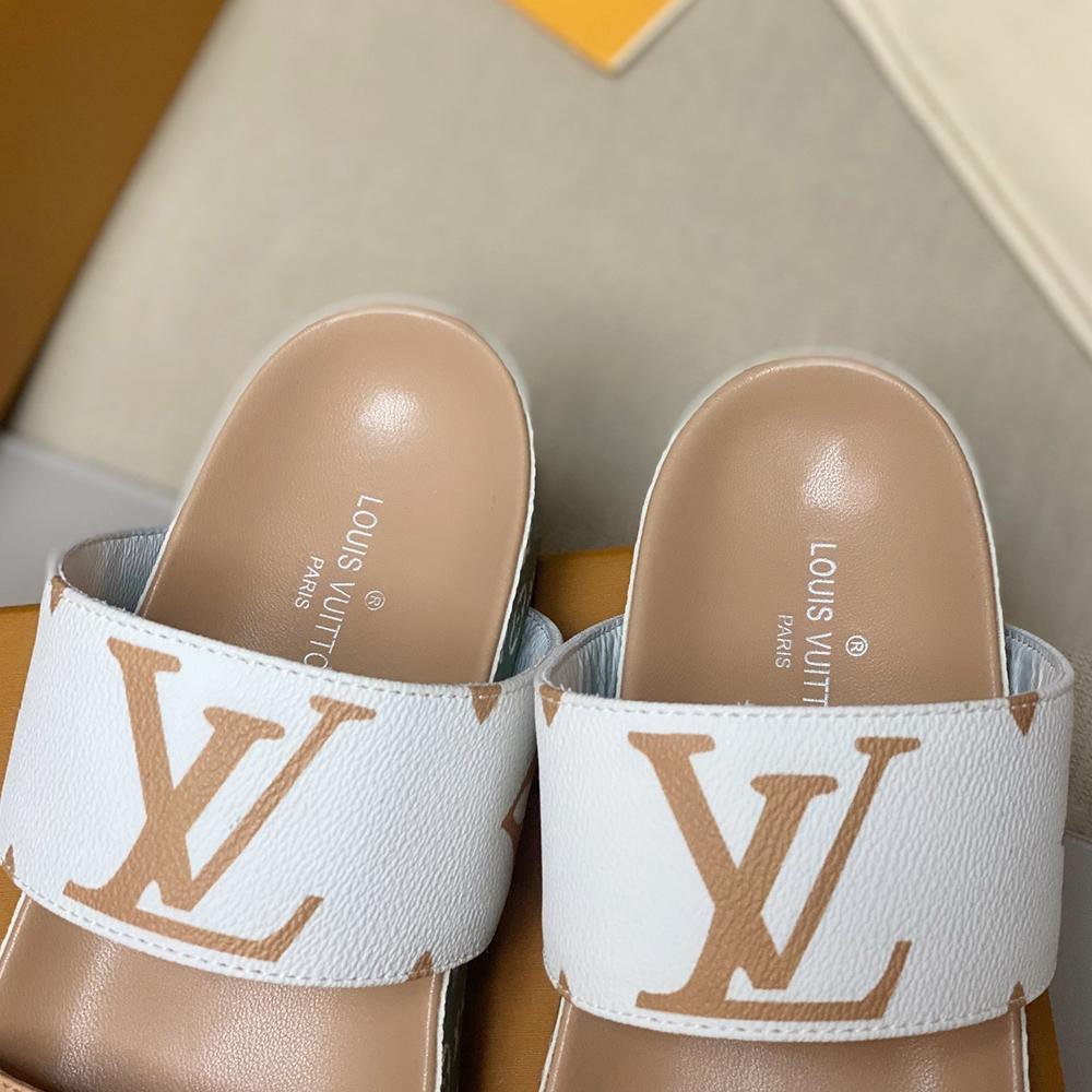 Louis Vuitton Bom Dia Mule Slides Sandals