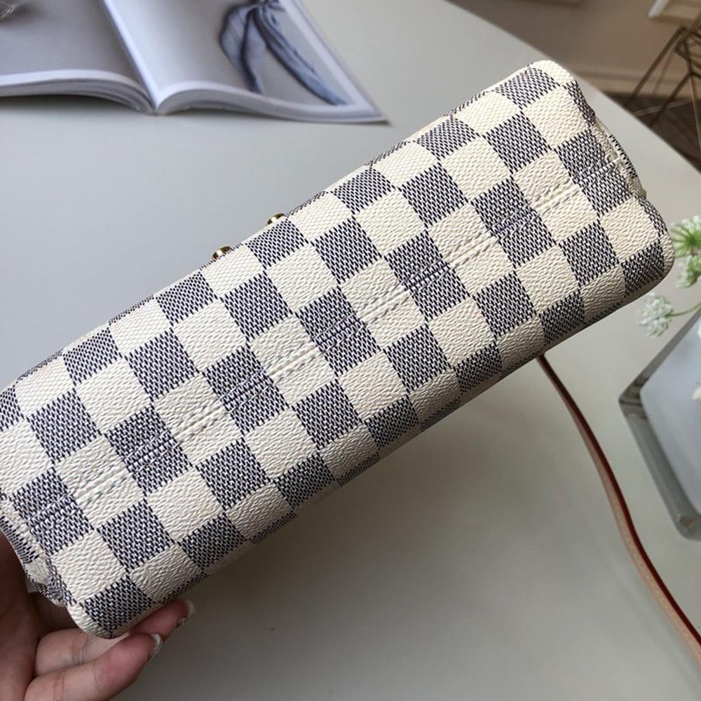 Louis Vuitton Croisette Damier Azur Handbag