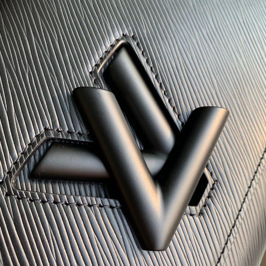 Louis Vuitton Twist MM Black Handbag