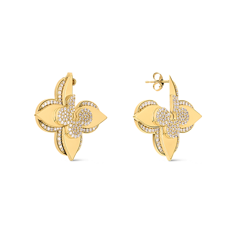Louis Vuitton Medaillon Earrings