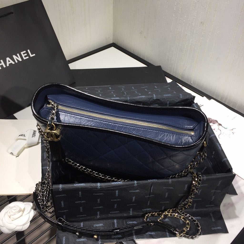 Chanel's Gabrielle Large Hobo Bag - Blue & Brown