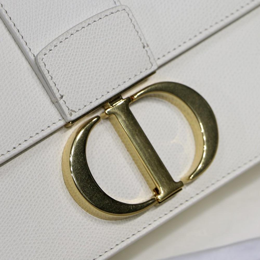 Dior 30 Montaigne Bag Latte Box Calfskin